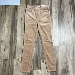 LOFT Women's Light Brown High Waist Skinny Jeans